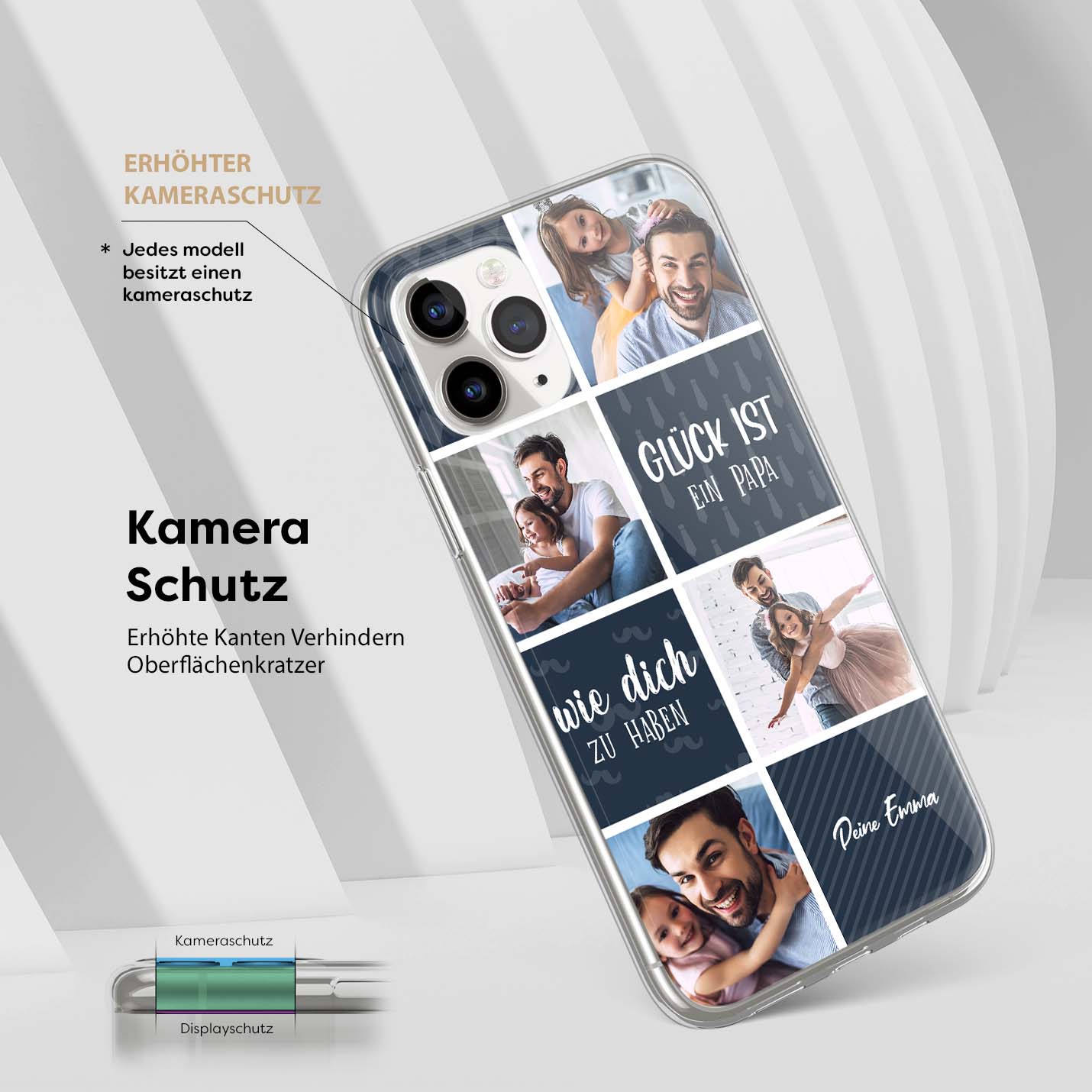Handyhülle Papa - Collage - 1instaphone