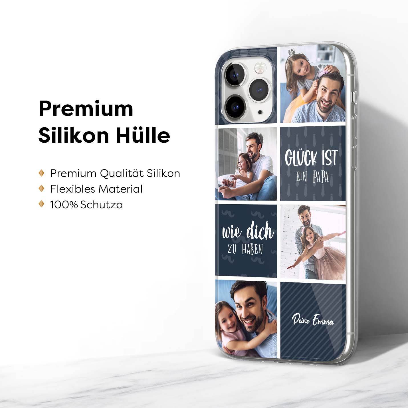 Handyhülle Papa - Collage - 1instaphone