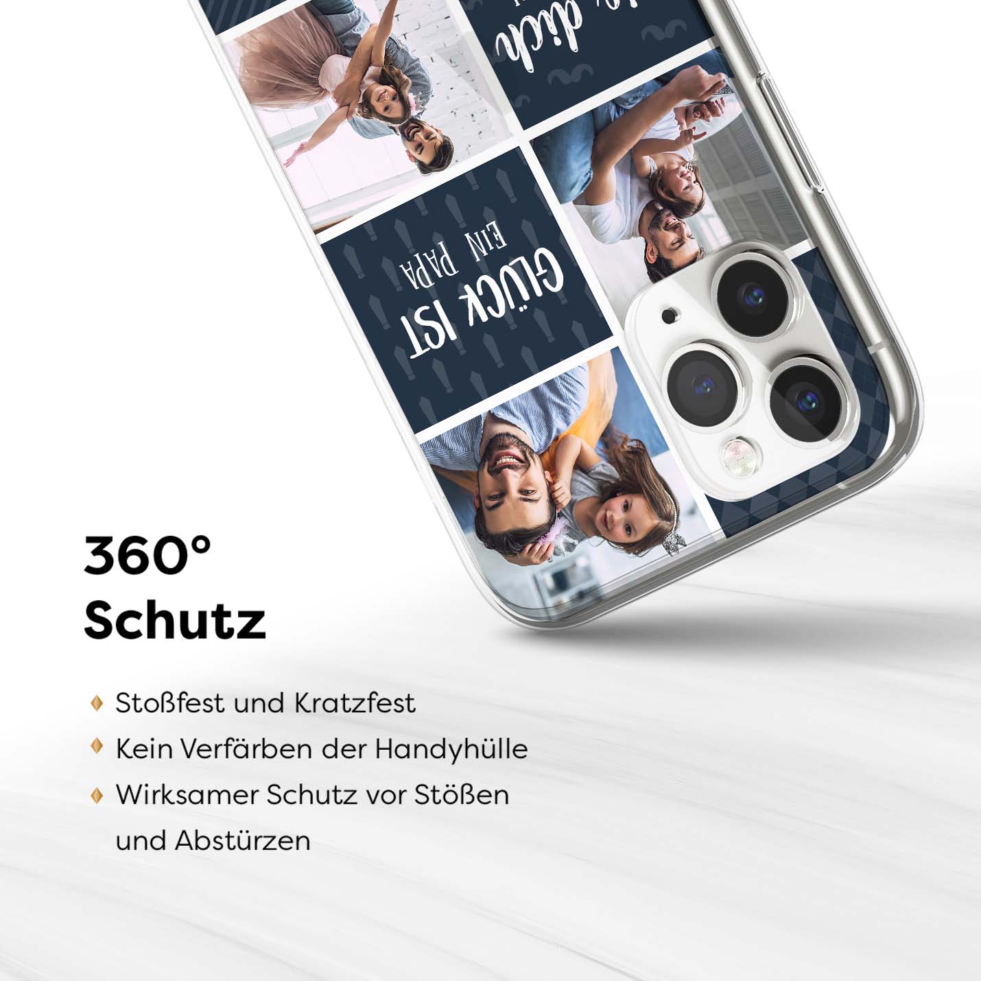 Handyhülle Papa - Collage - 1instaphone