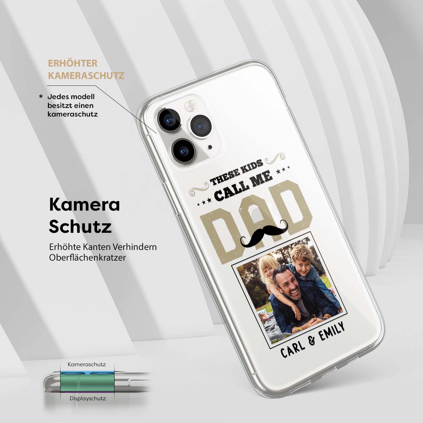 Handyhülle Papa - DAD - 1instaphone