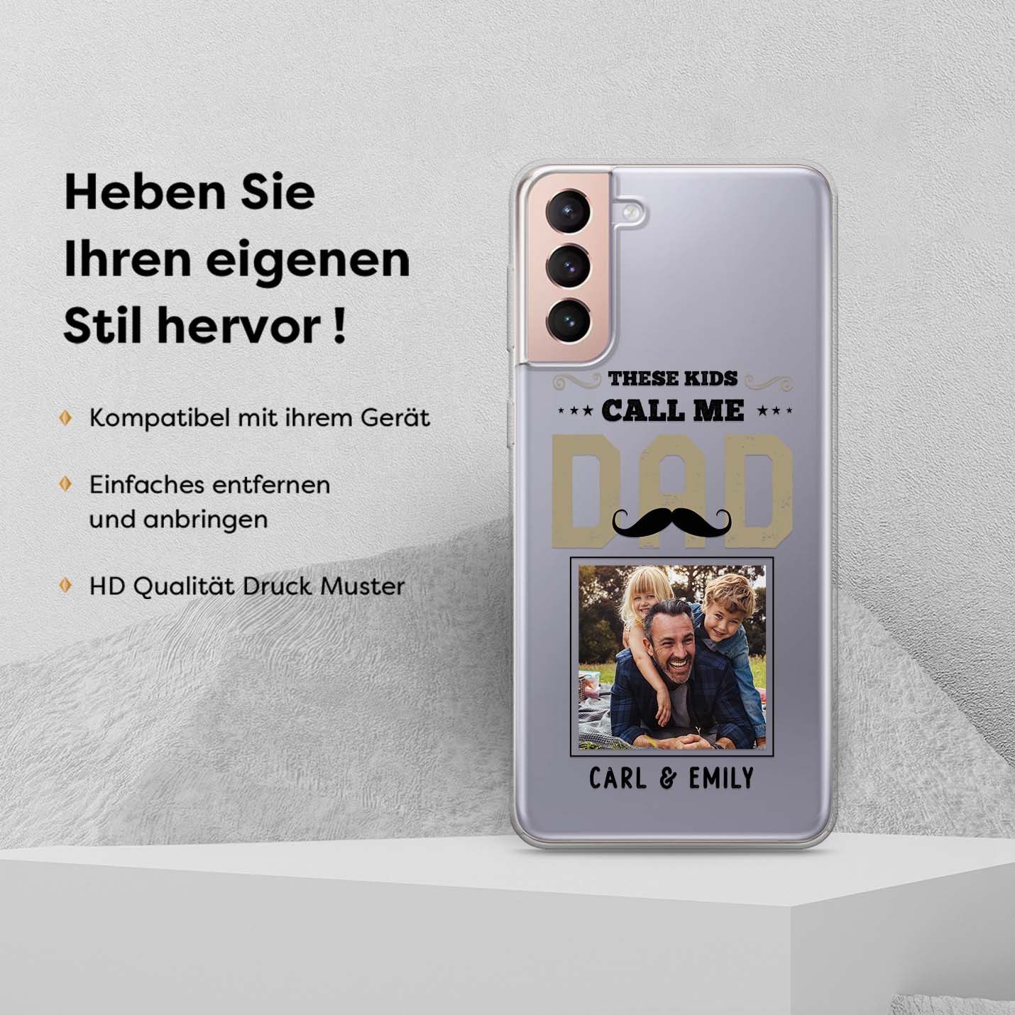 Handyhülle Papa - DAD - 1instaphone