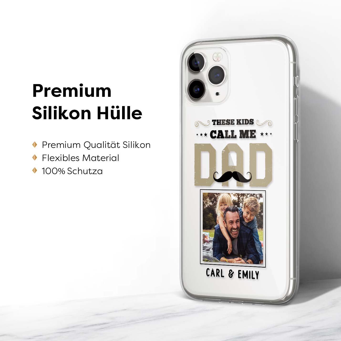 Handyhülle Papa - DAD - 1instaphone