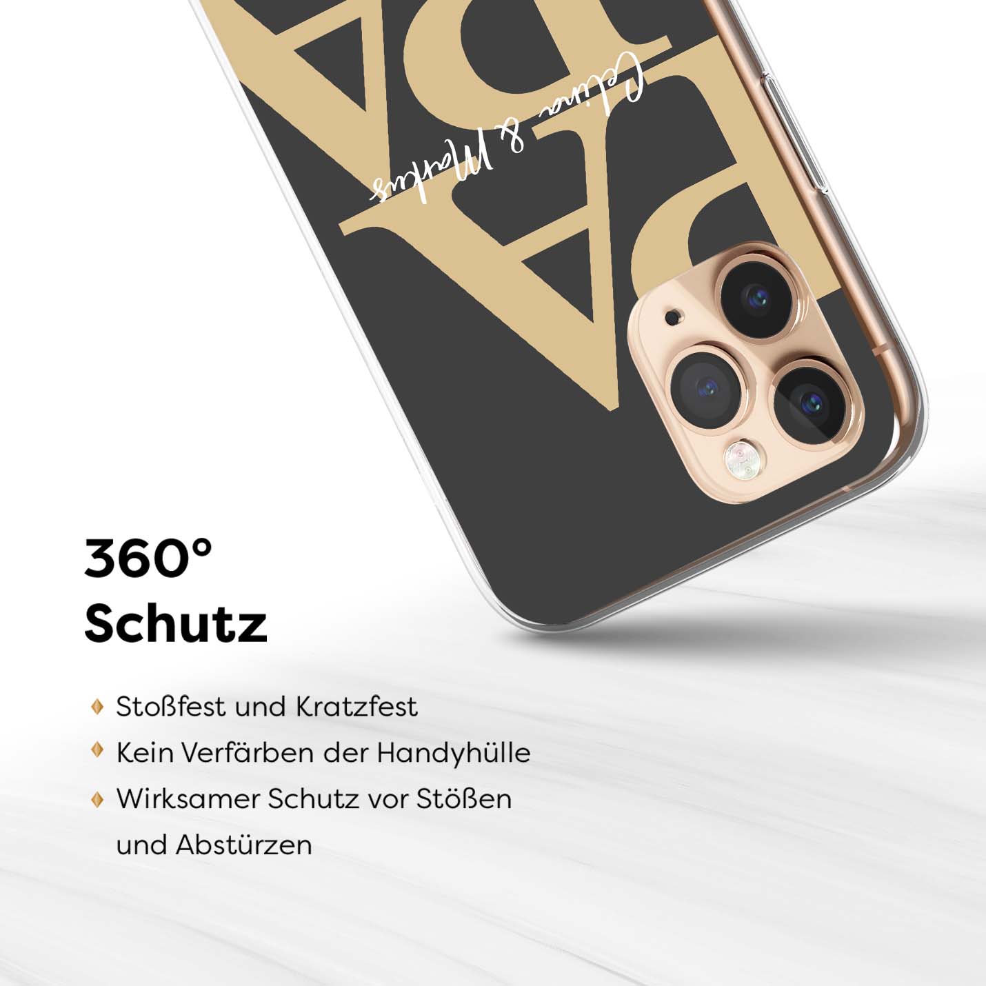 Handyhülle PAPA - Name - Datum 2 - 1instaphone
