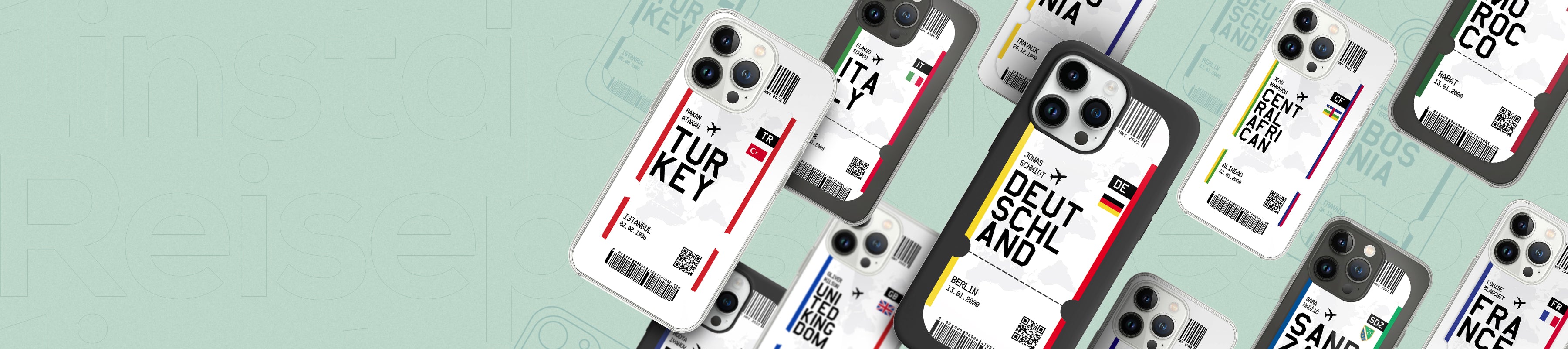 Handyhüllen im Ticket Design | 1instaphone