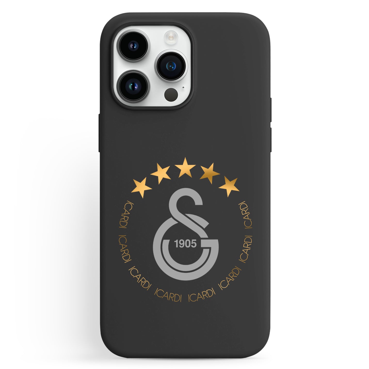 Personalisierte Galatasaray Handyhülle - Şampiyon 2025  Streifen Gold Rot Logo (Kopya) (Kopya) (Kopya) - 1instaphone