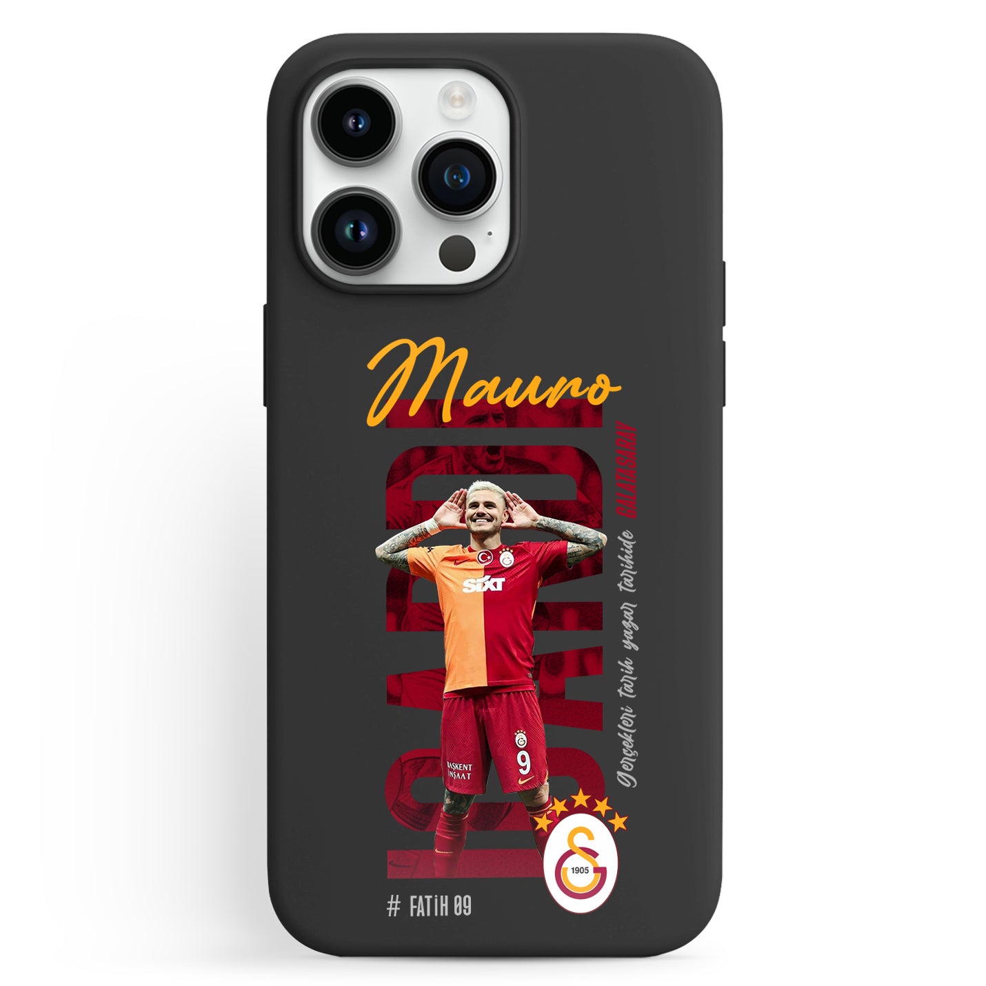 Personalisierte Galatasaray Handyhülle - Şampiyon 2025  Streifen Gold Rot Logo (Kopya) (Kopya) (Kopya) (Kopya) (Kopya) (Kopya) (Kopya) - 1instaphone