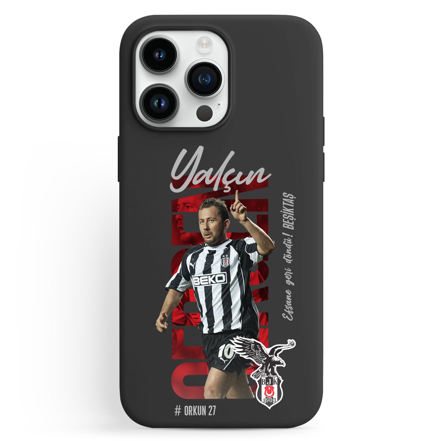 Besiktas Hülle mit Wunschname Sergen - 1instaphone