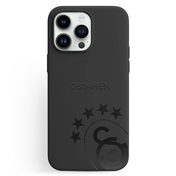 Personalisierte Galatasaray Handyhülle - Şampiyon 2025  Classic Gravur Ecke