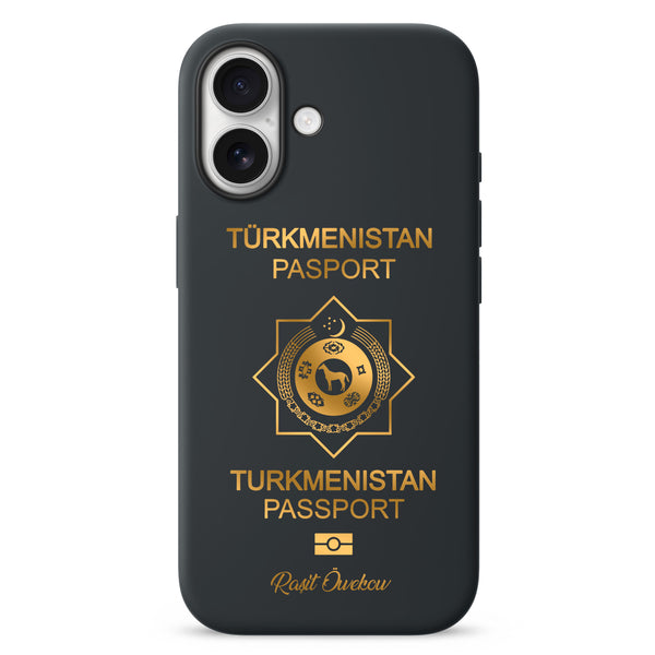 Handyhüllen mit Reisepass - Turkmenistan