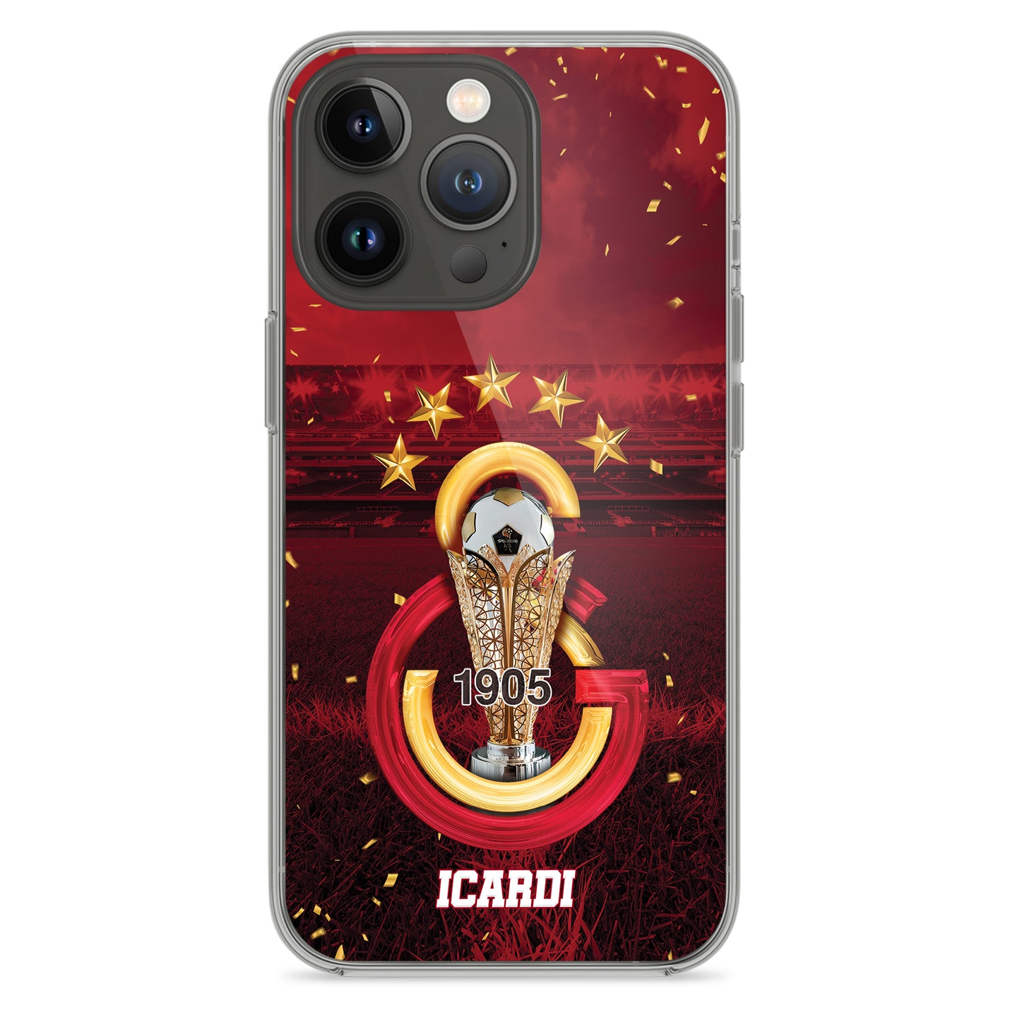 Galatasaray Hülle mit Wunschname - Şampiyon - 1instaphone