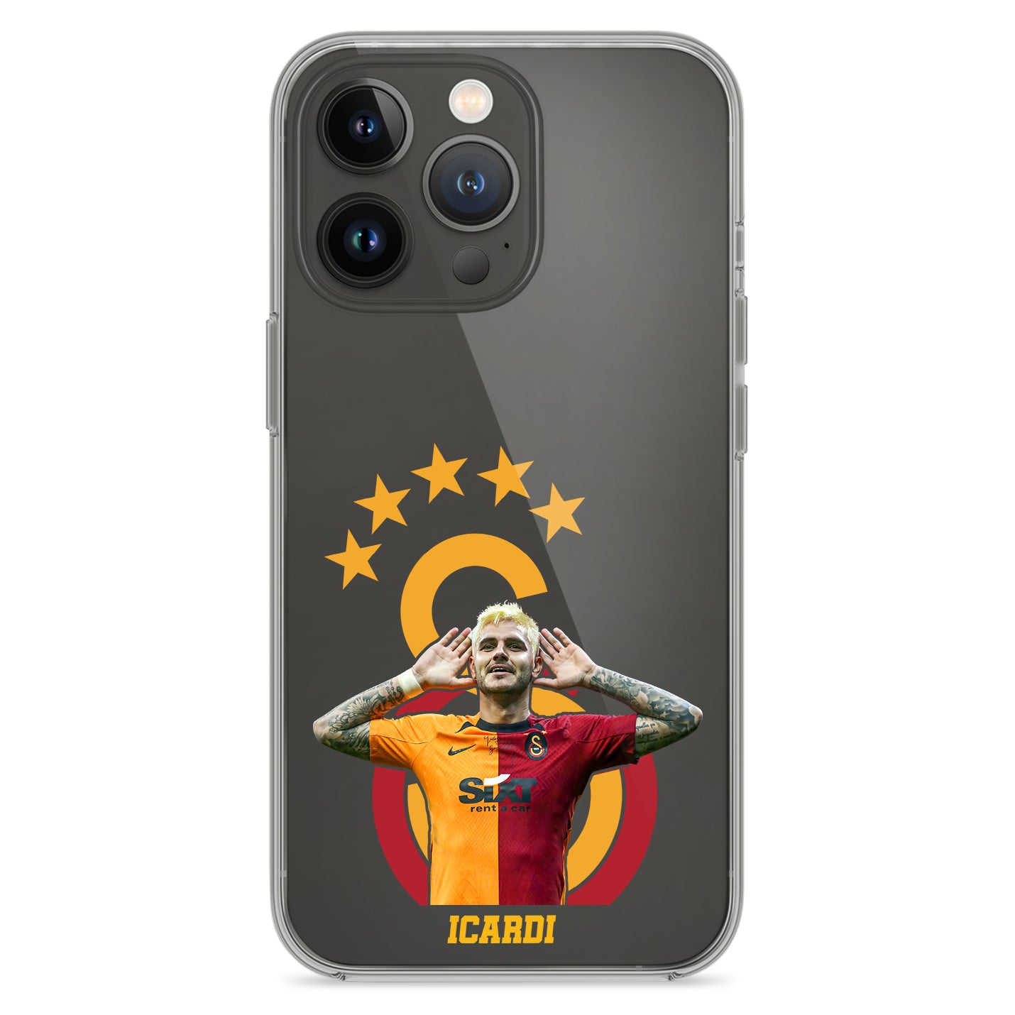 Mauro Icardi Galatasaray Hülle mit Wunschname - 1instaphone