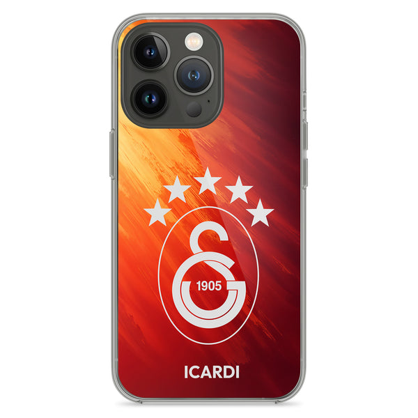 Personalisierte Galatasaray Handyhülle - Şampiyon 2025 Inferno Champion