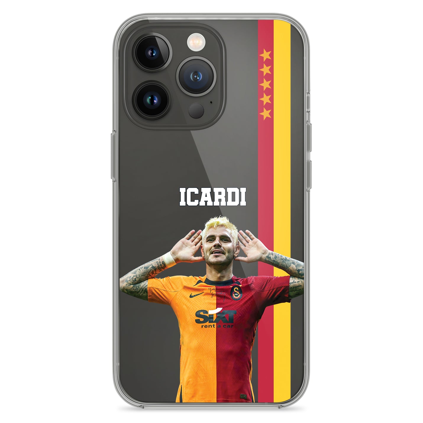 Mauro Icardi Galatasaray Hülle mit Wunschname - 1instaphone