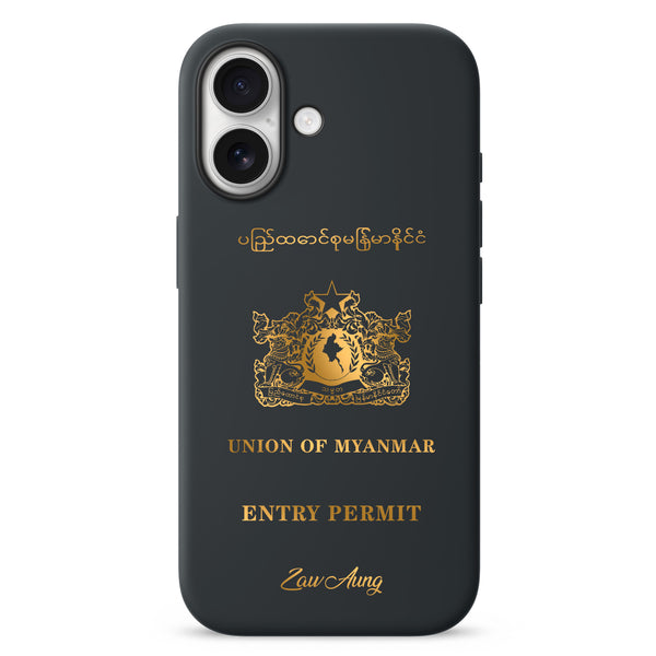 Handyhüllen mit Reisepass - Myanmar (Birma)