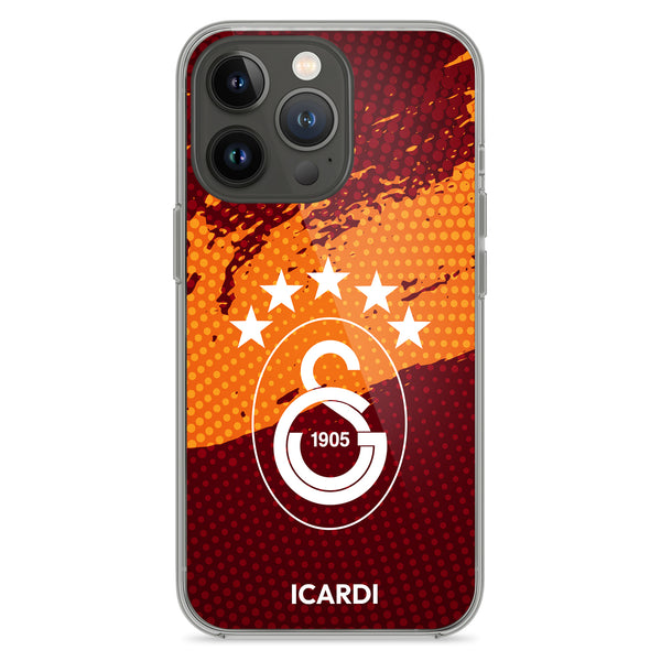 Personalisierte Galatasaray Handyhülle - Şampiyon 2025 Aslan Paint