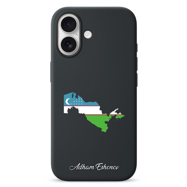 Telefoonhoesjes met vlag - Oezbekistan