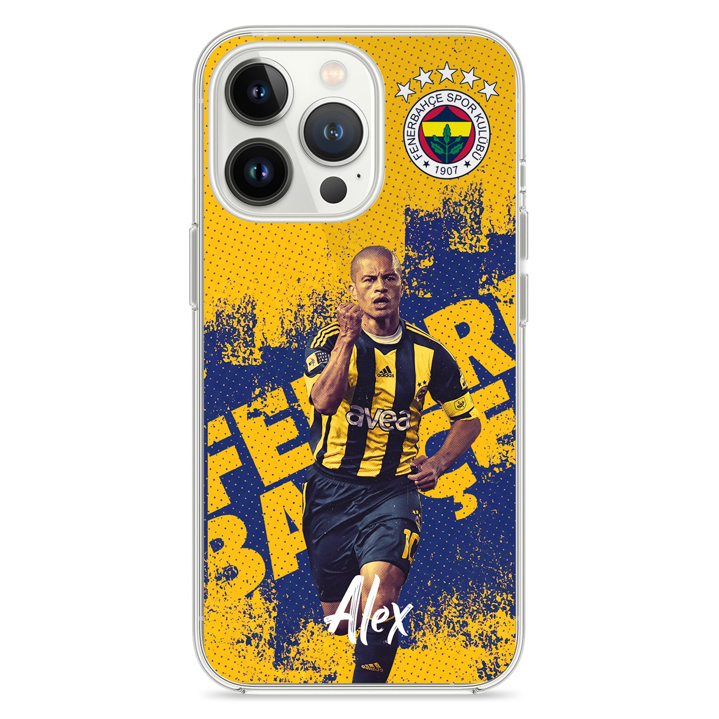 Fenerbahce Hülle mit Wunschname ALEX - 1instaphone