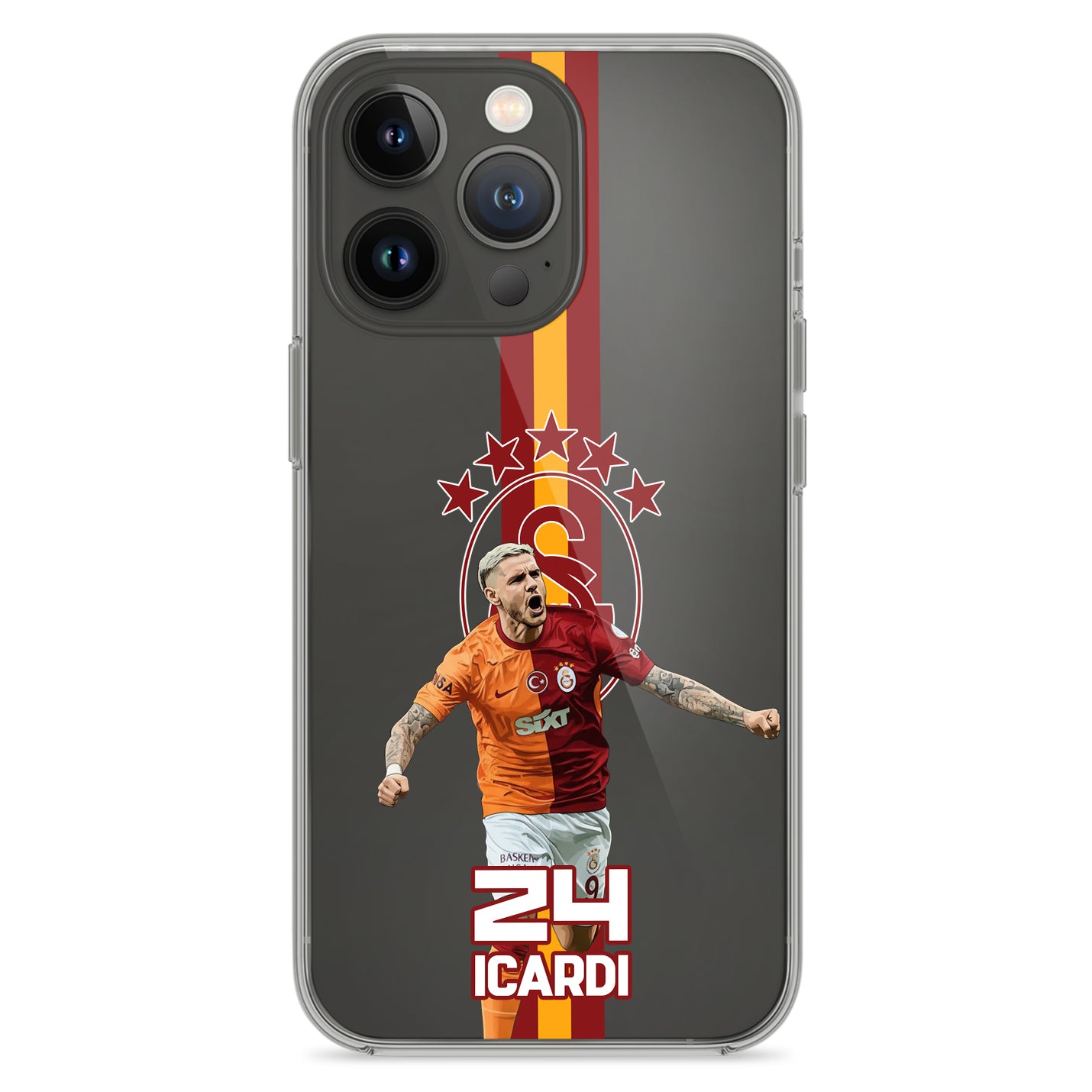 Mauro Icardi Galatasaray Hülle mit Wunschname - 1instaphone