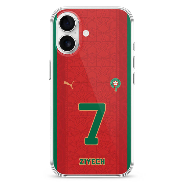 Morocco World Cup 2026 phone case – Name & Number