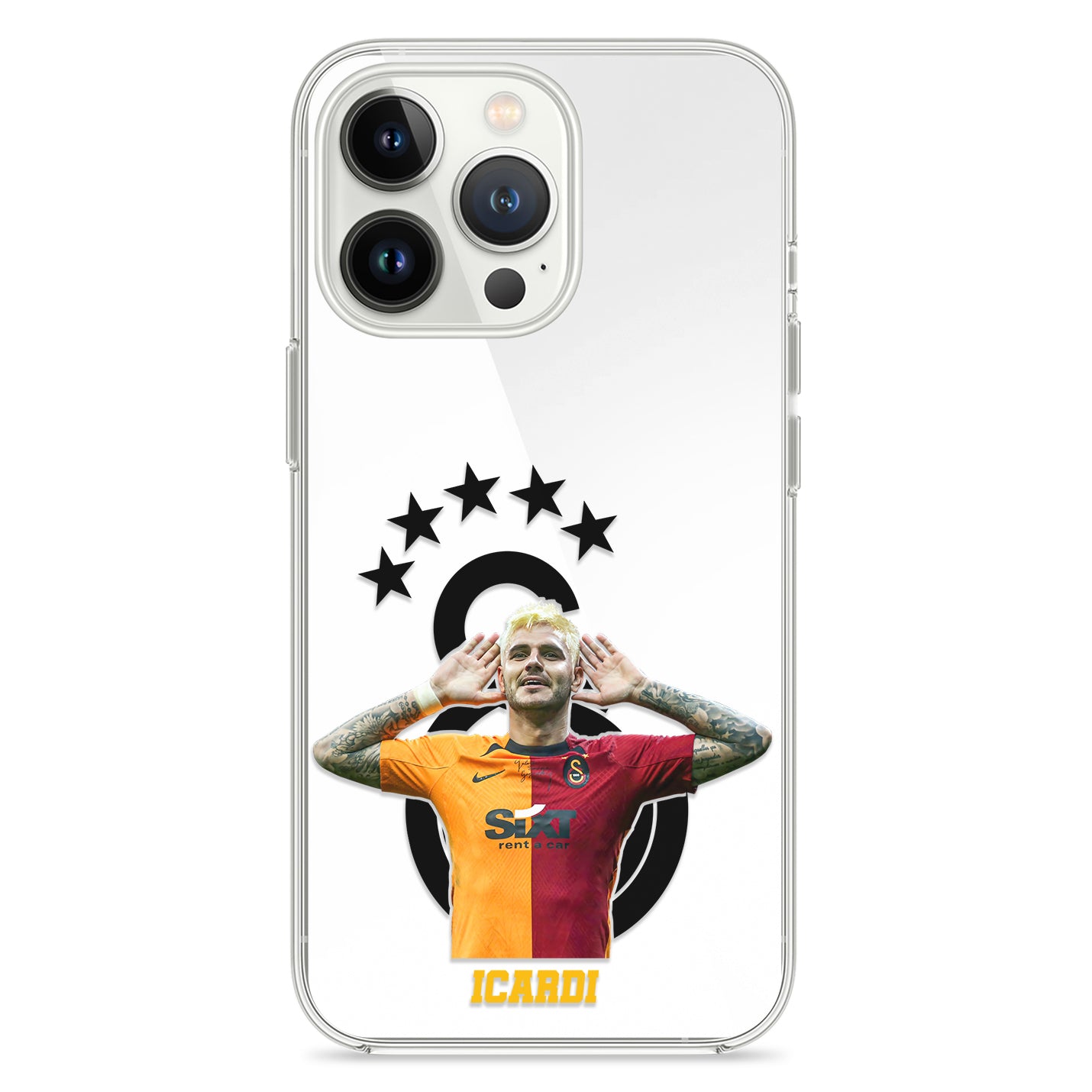 Mauro Icardi Galatasaray Hülle mit Wunschname - 1instaphone