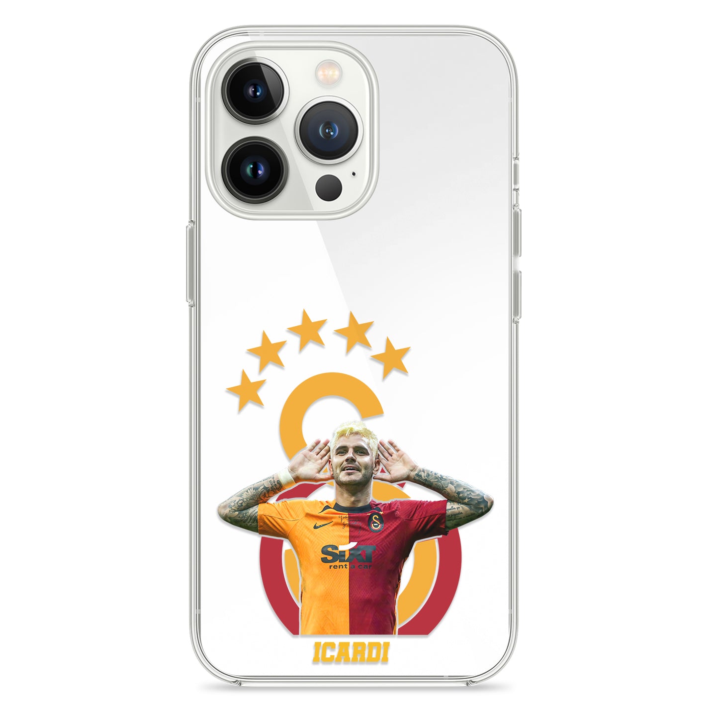 Mauro Icardi Galatasaray Hülle mit Wunschname - 1instaphone