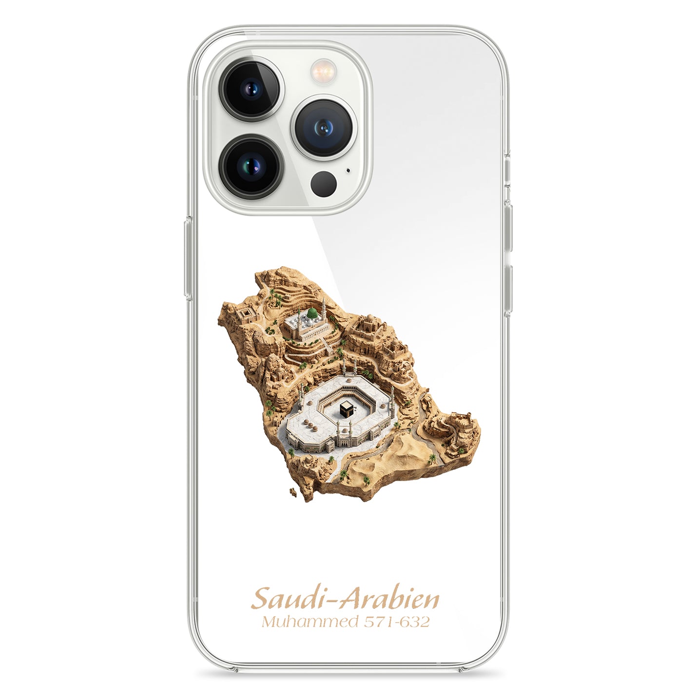 Saudi-Arabien Karte – Islamisches Kunst Design - 1instaphone