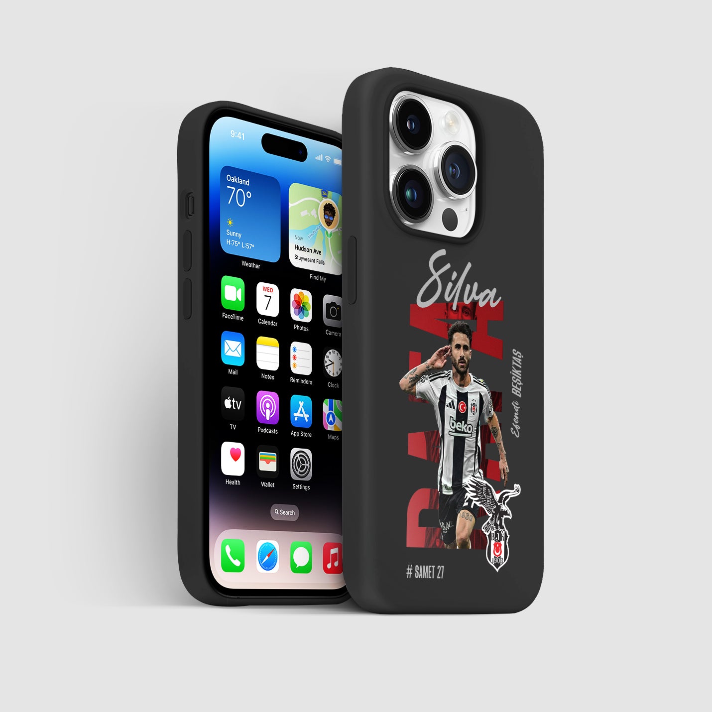 Besiktas Hülle mit Wunschname Sergen (Kopya) - 1instaphone