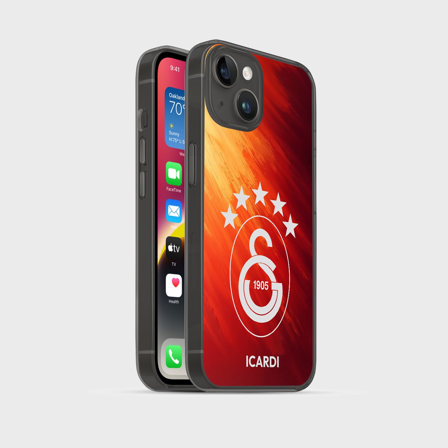 Personalisierte Galatasaray Handyhülle - Şampiyon 2025 Inferno Champion