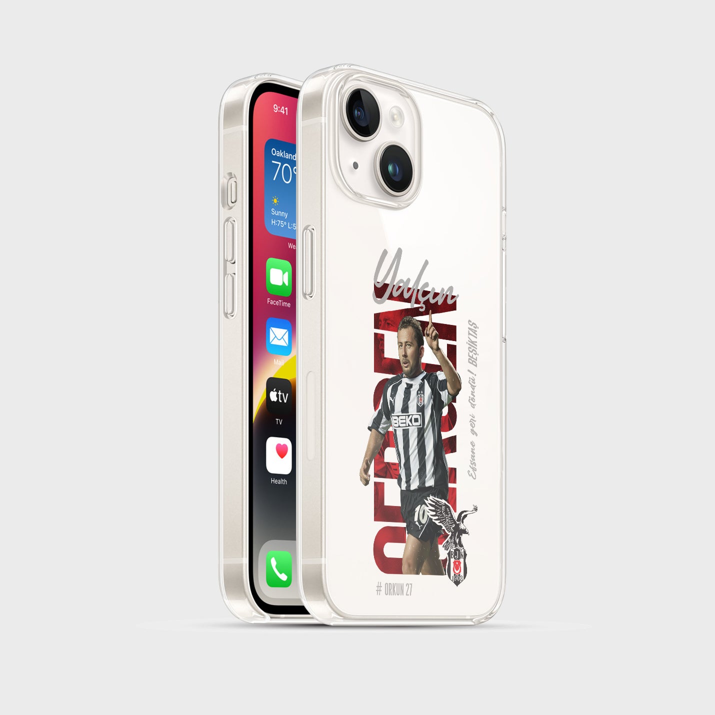 Besiktas Hülle mit Wunschname Sergen - 1instaphone