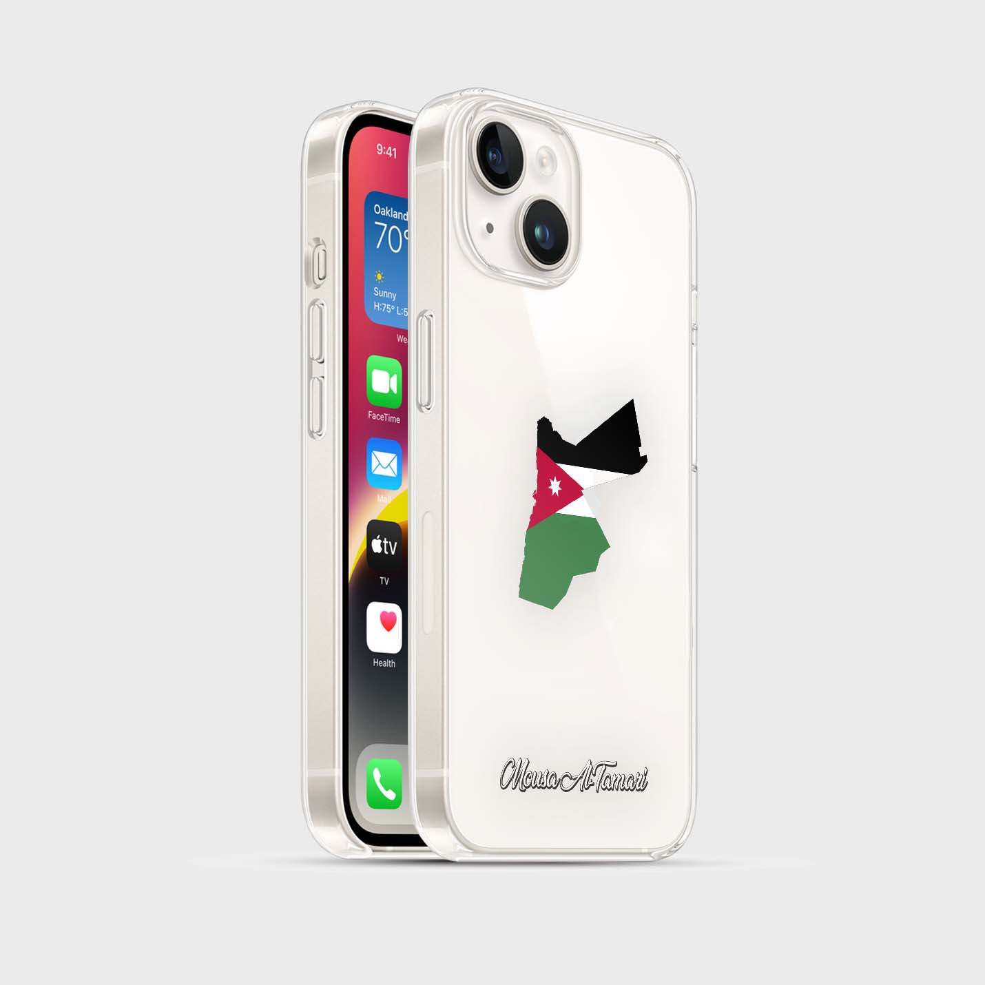 Handyhüllen mit Flagge - Jordanien - 1instaphone