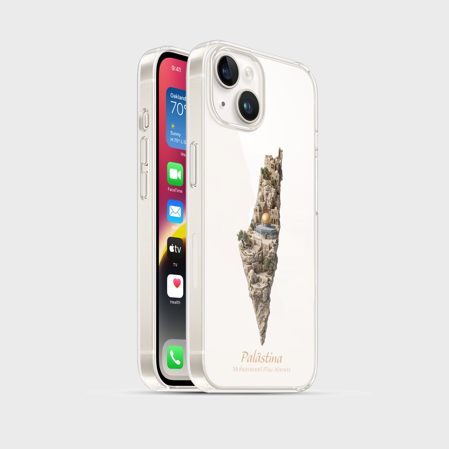 Palästina Karte – Islamisches Kunst Design - 1instaphone