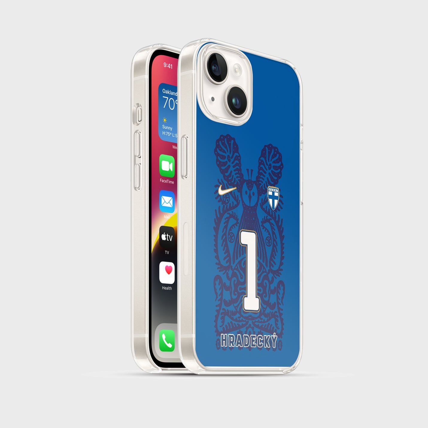 Finland  WM 2026 Handyhülle – Name & Nummer - 1instaphone