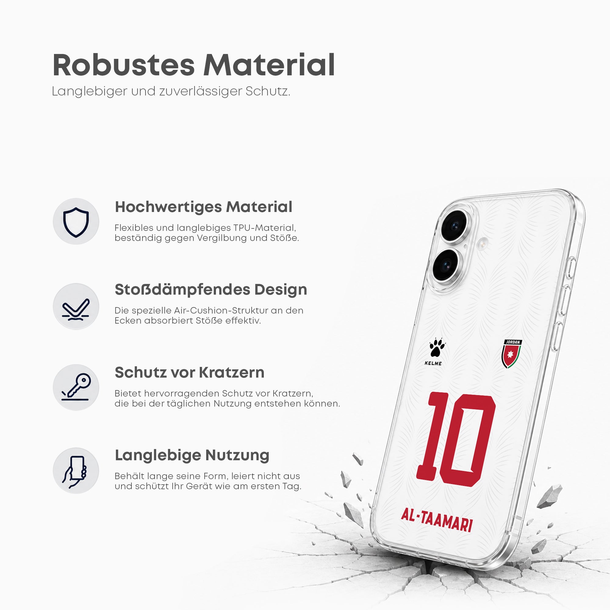 Jordan    2026 Handyhülle – Name & Nummer - 1instaphone