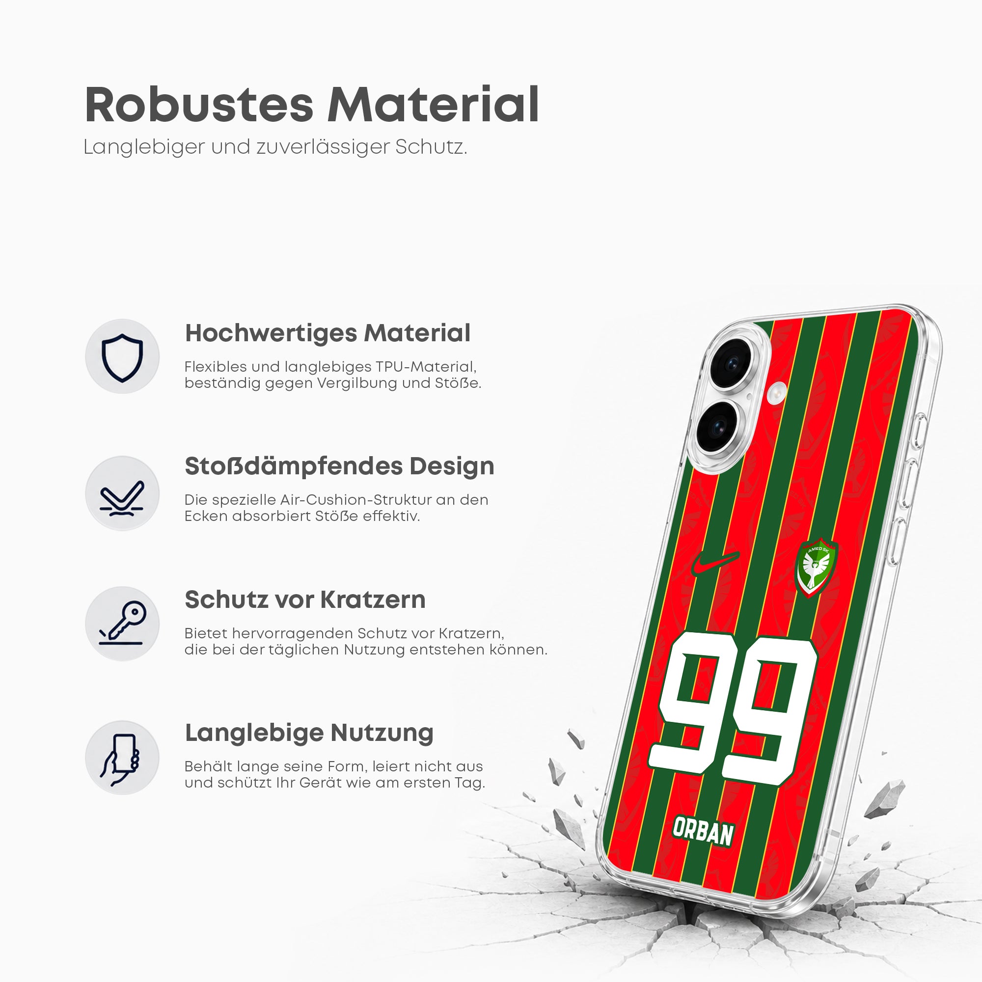 Personalisierte Amedspor  Handyhülle 2026