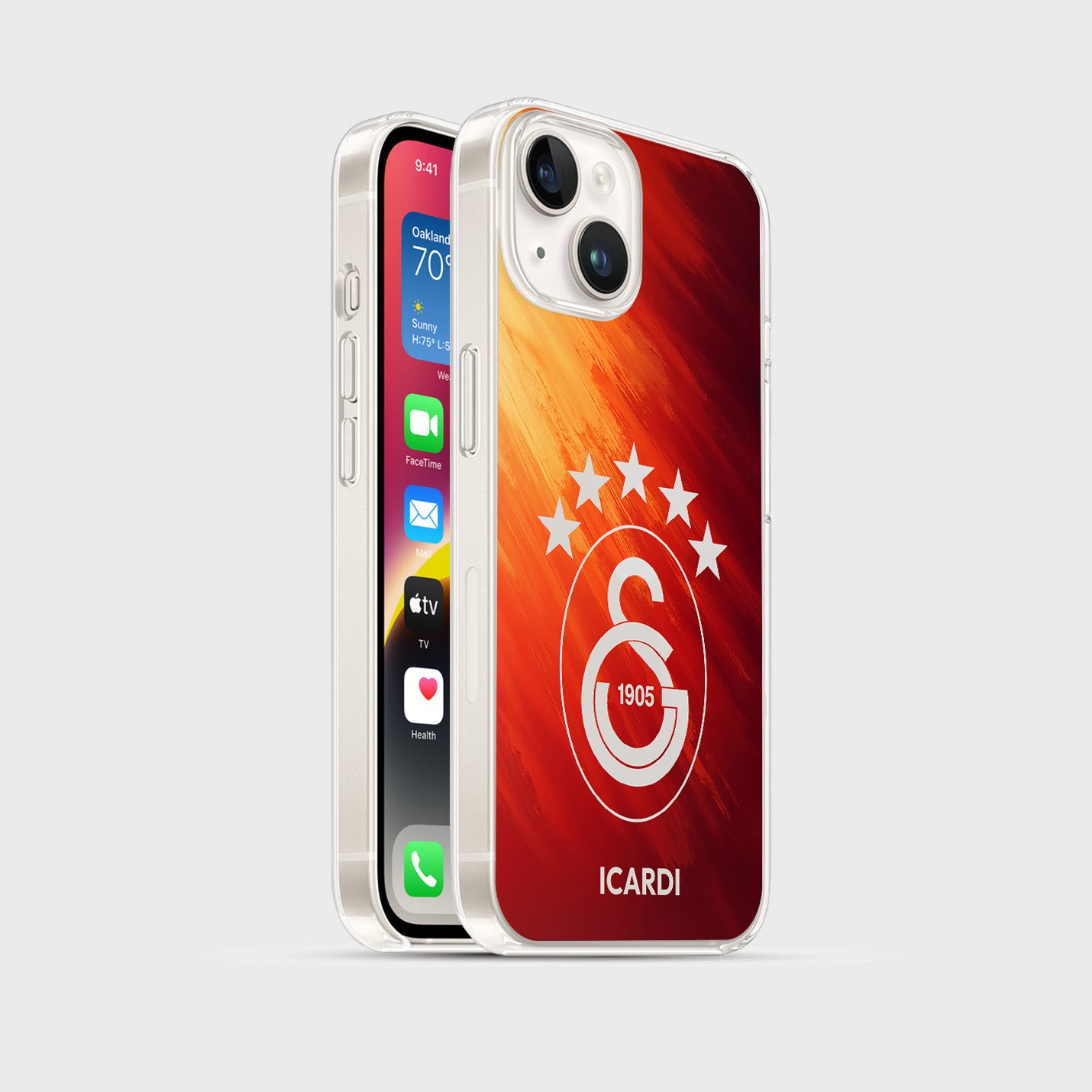 Personalisierte Galatasaray Handyhülle - Şampiyon 2025 Inferno Champion