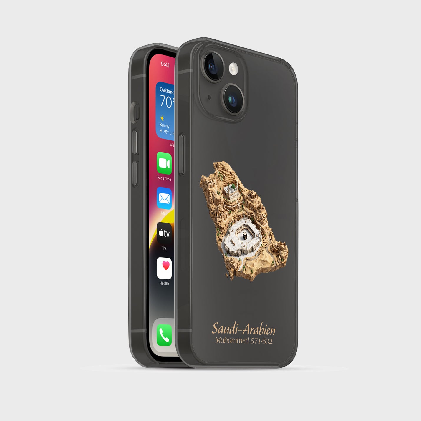 Saudi-Arabien Karte – Islamisches Kunst Design - 1instaphone