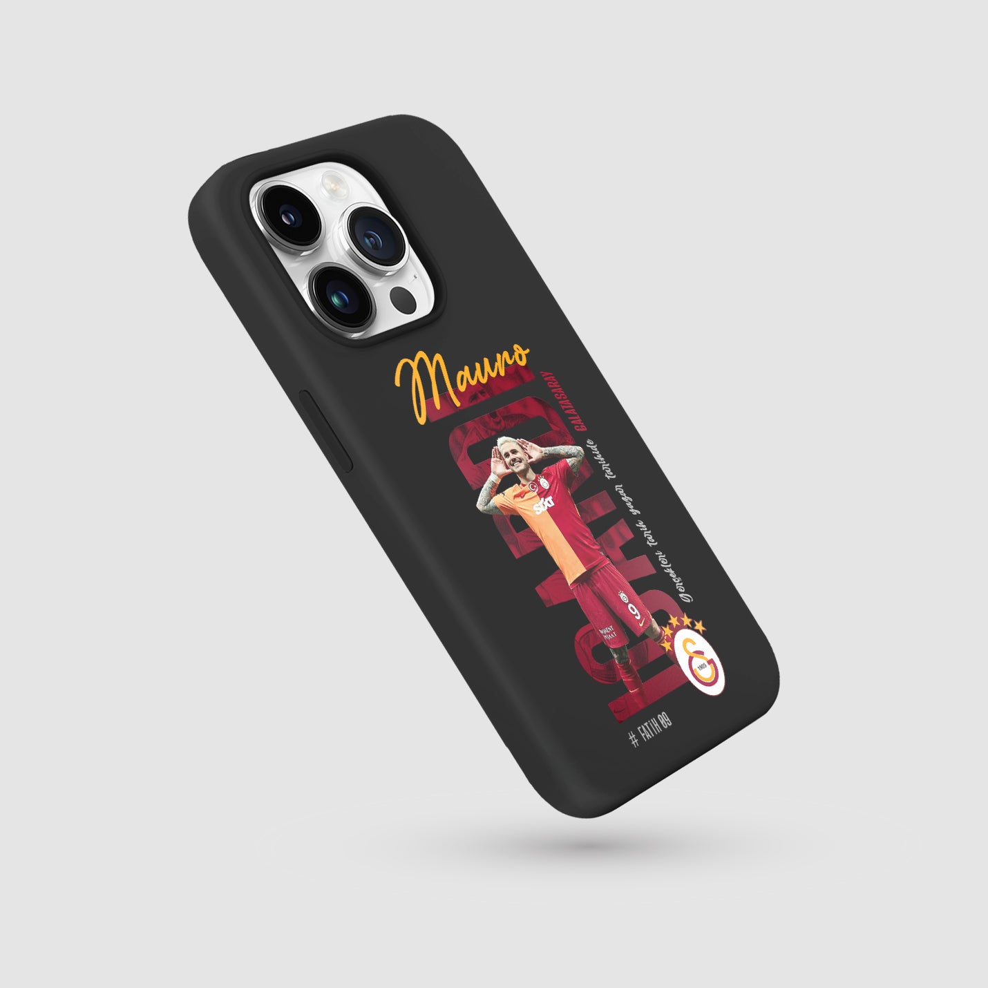 Personalisierte Galatasaray Handyhülle - Şampiyon 2025  Streifen Gold Rot Logo (Kopya) (Kopya) (Kopya) (Kopya) (Kopya) (Kopya) (Kopya) - 1instaphone