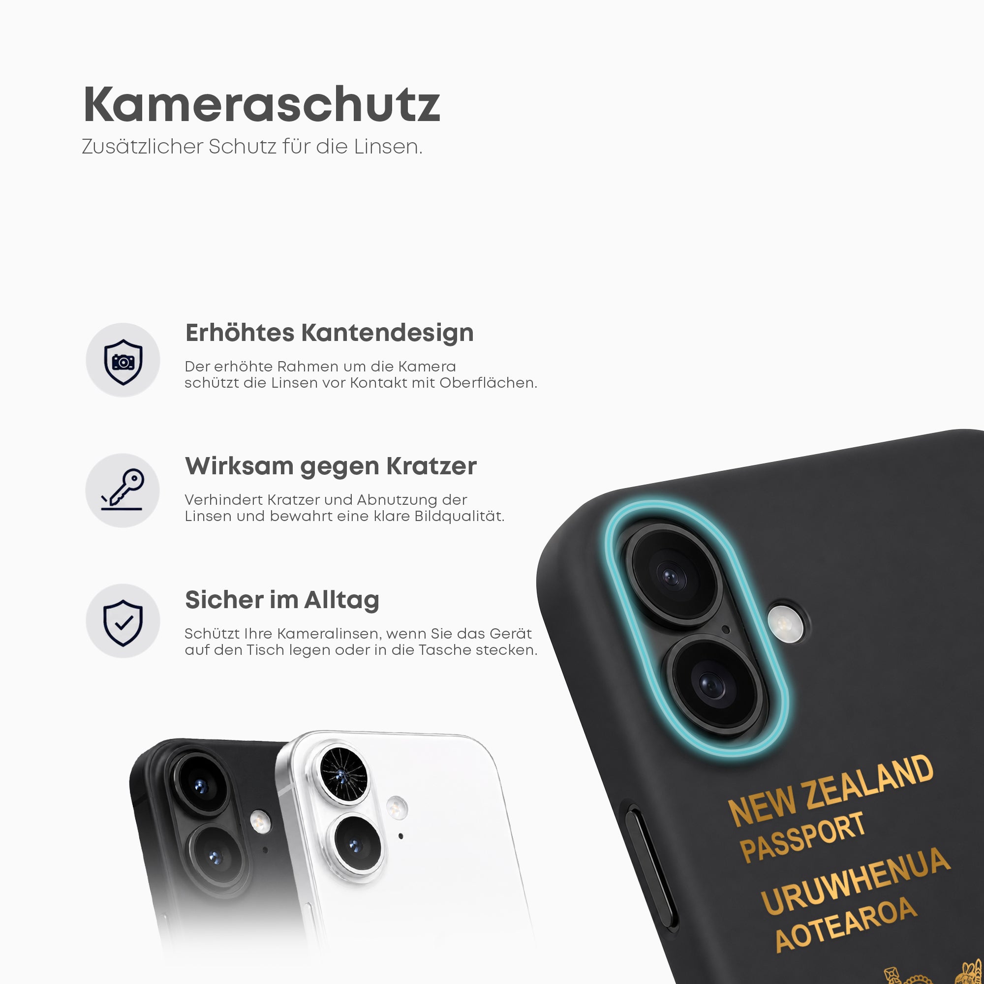 Handyhüllen mit Reisepass - Neuseeland - 1instaphone