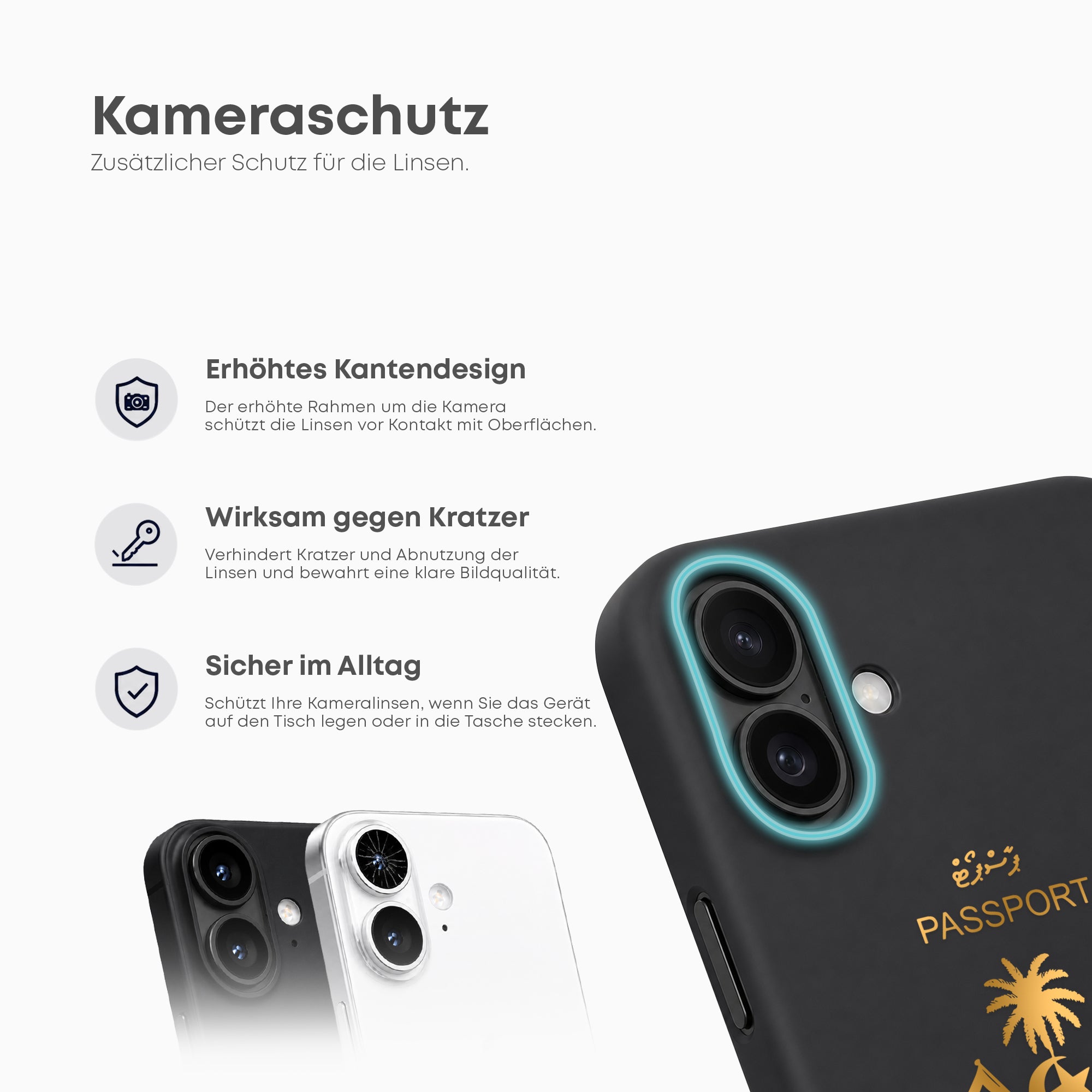 Handyhüllen mit Reisepass - Malediven - 1instaphone