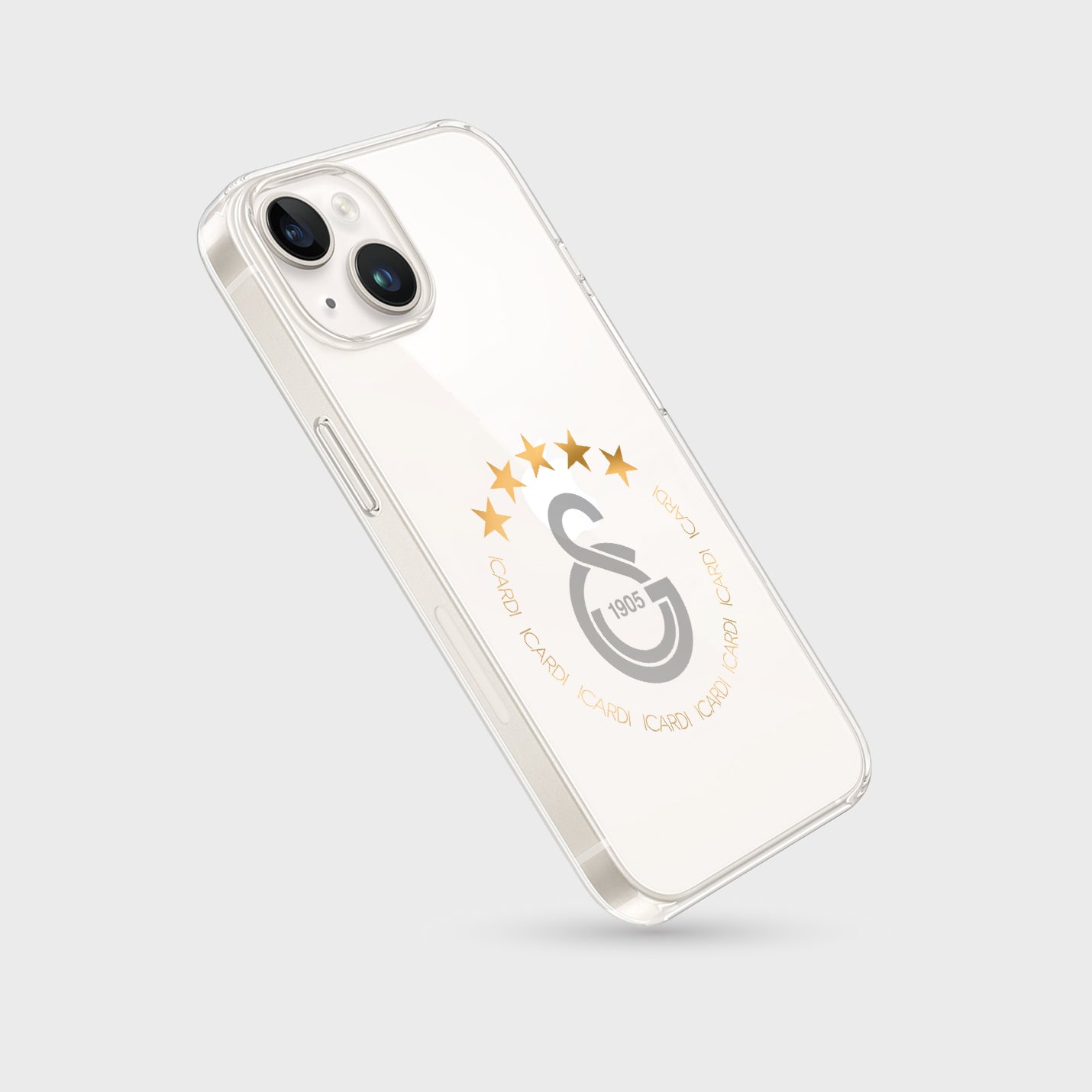 Personalisierte Galatasaray Handyhülle - Şampiyon 2025  Streifen Gold Rot Logo (Kopya) (Kopya) (Kopya) - 1instaphone