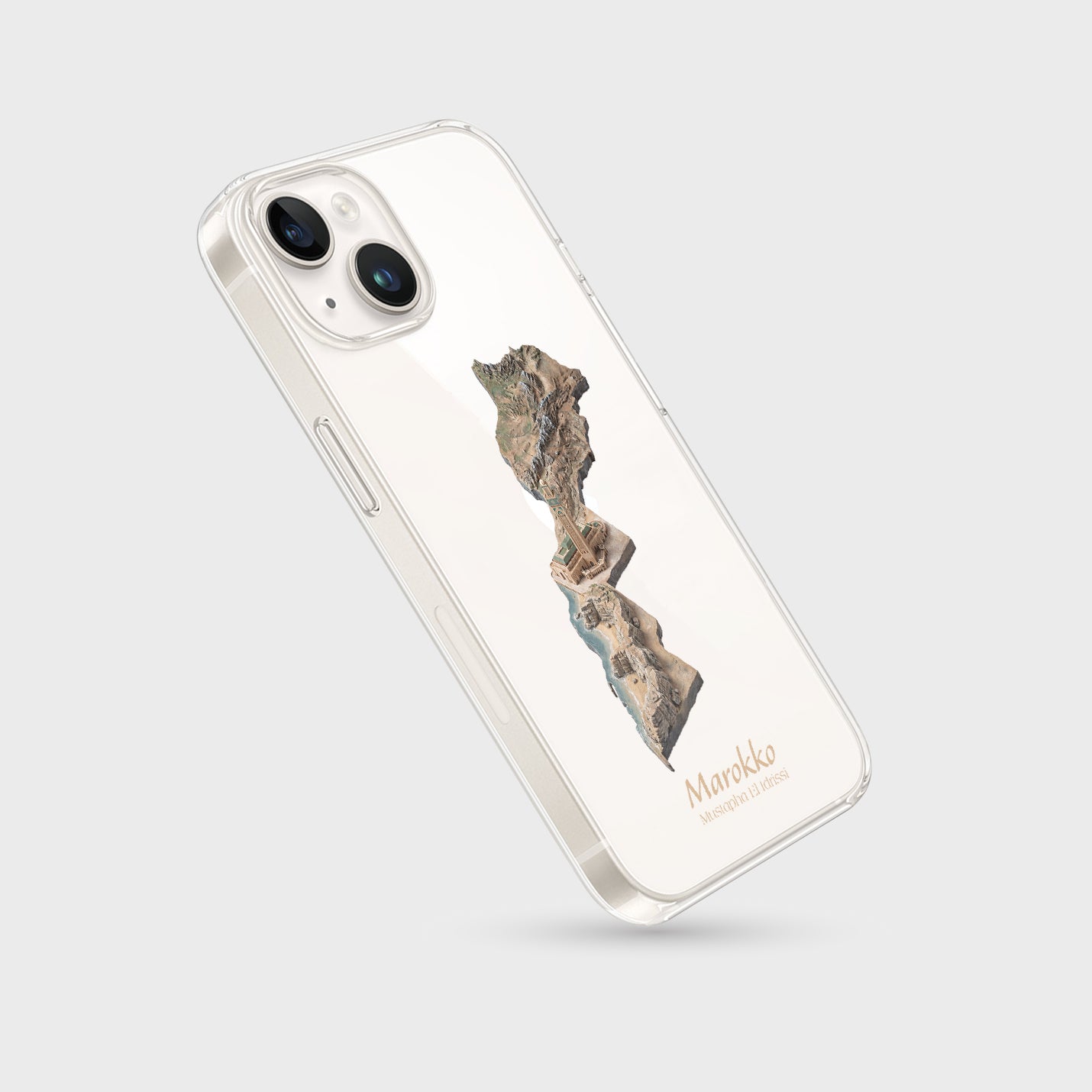 Marokko Karte – Islamisches Kunst Design - 1instaphone