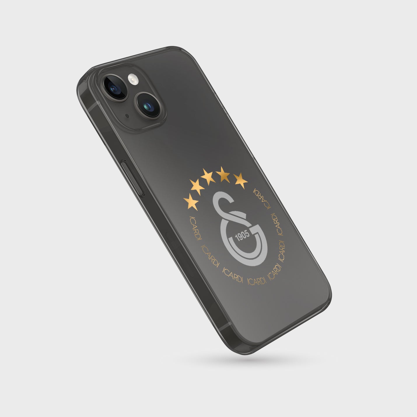 Personalisierte Galatasaray Handyhülle - Şampiyon 2025  Streifen Gold Rot Logo (Kopya) (Kopya) (Kopya) - 1instaphone