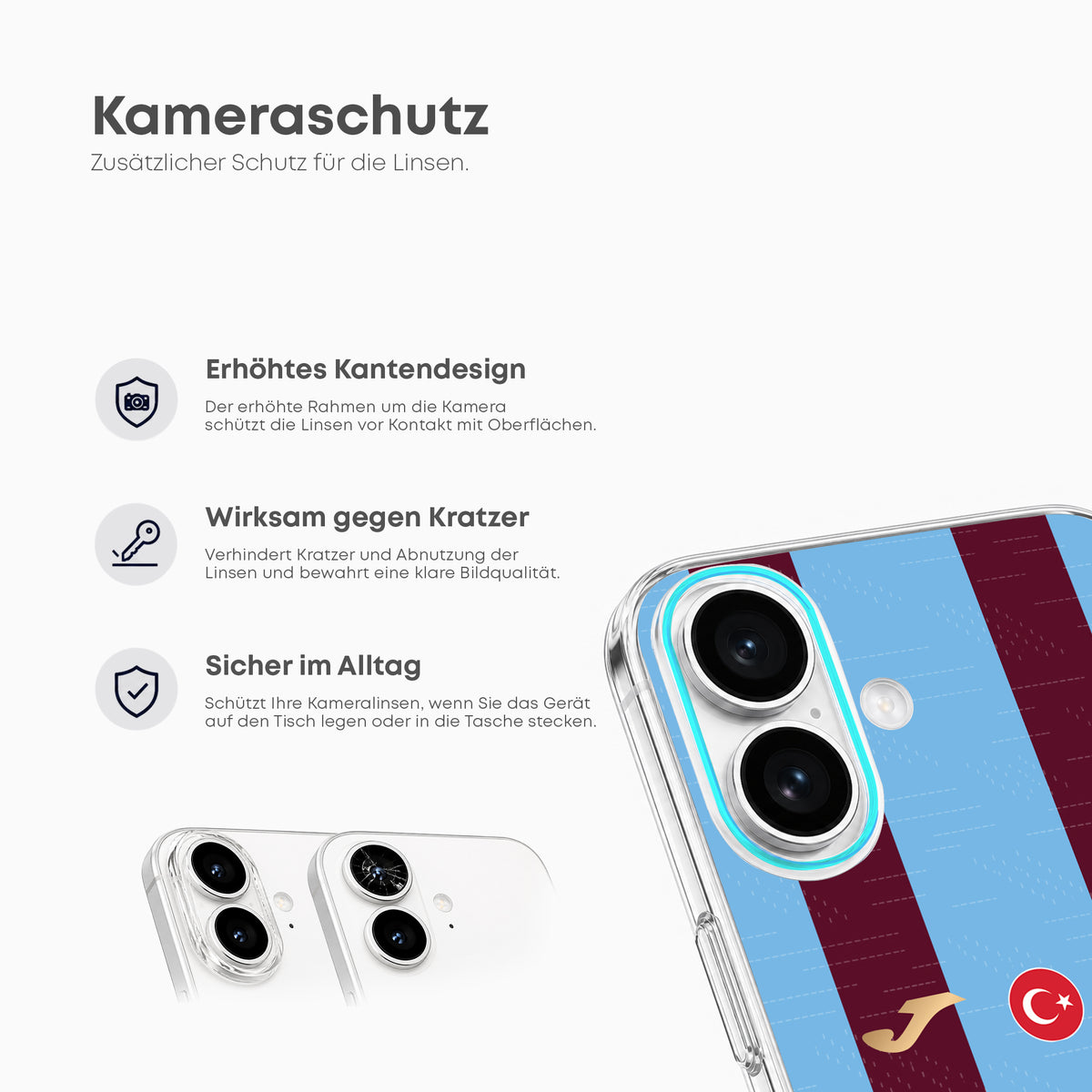 Coque de téléphone Trabzonspor personnalisée 2023