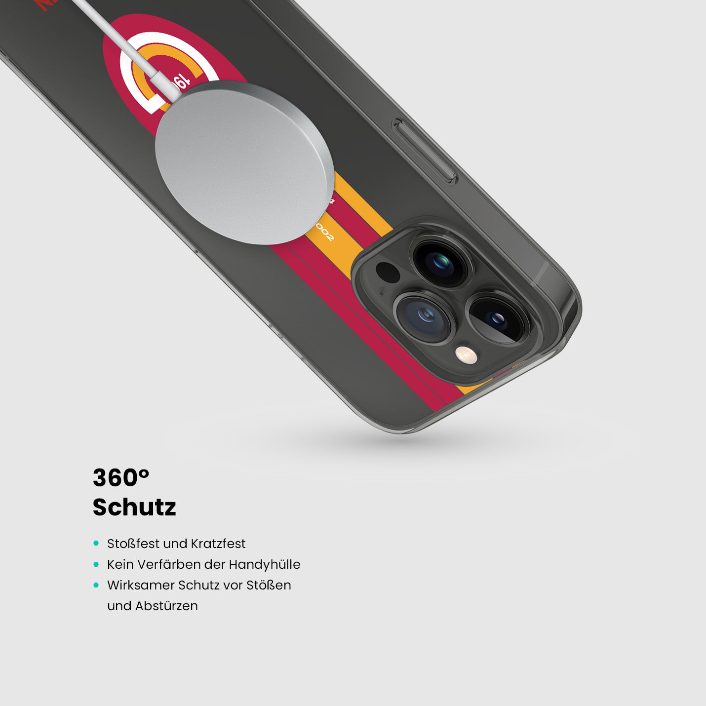 Personalisierte Galatasaray Handyhülle - Şampiyon 2025  Sterne