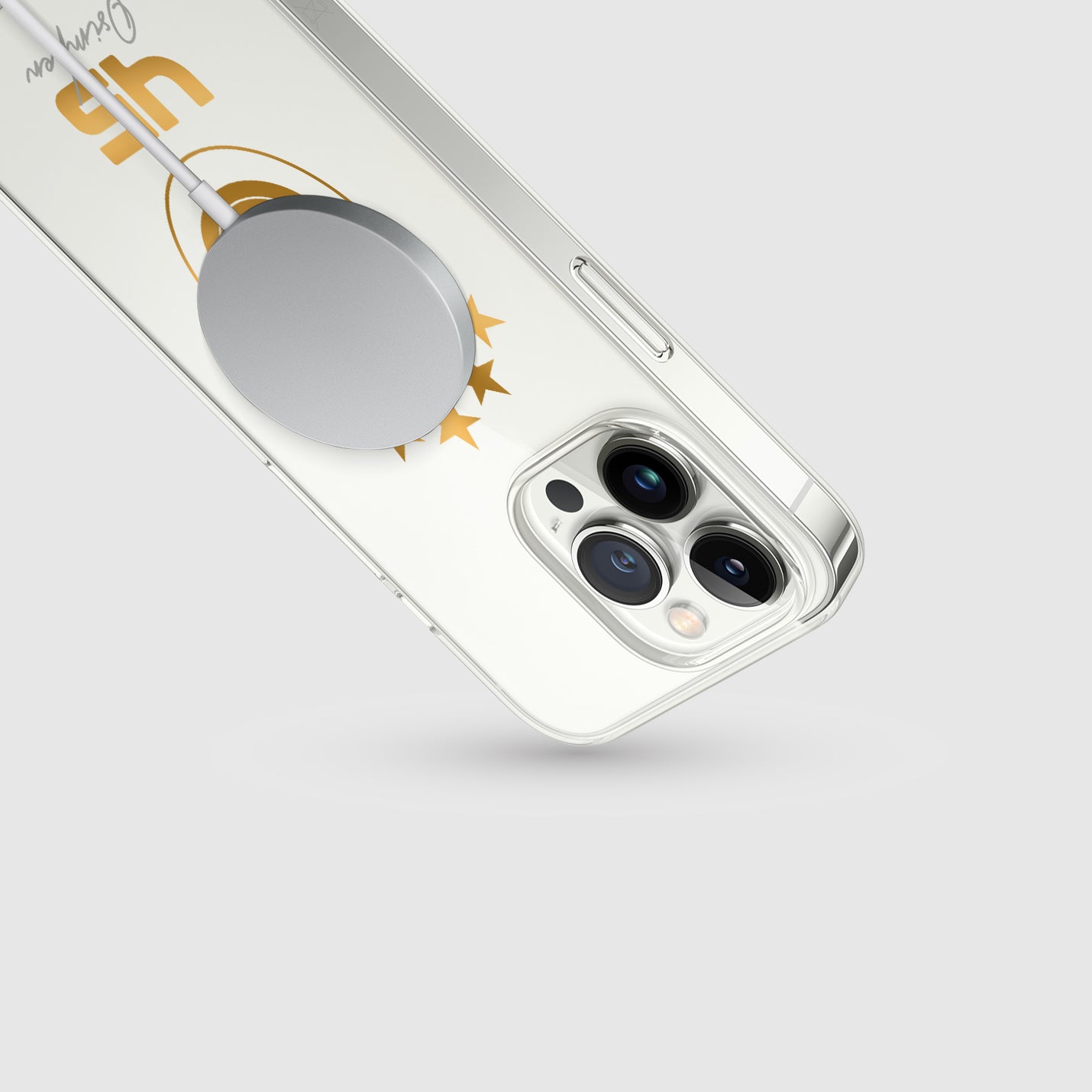 Personalisierte Galatasaray Handyhülle - Şampiyon 2025 Gold Logo - 1instaphone