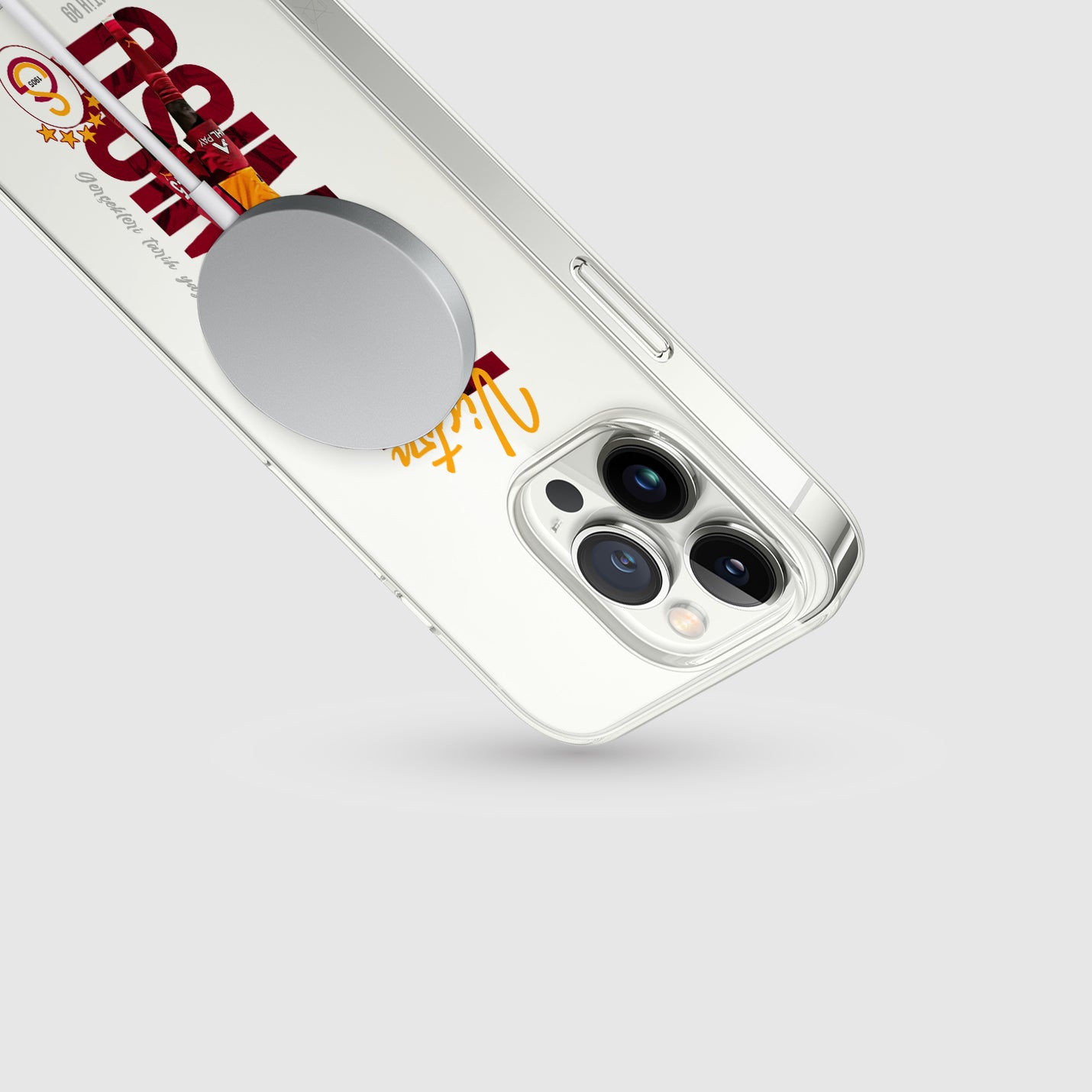 Personalisierte Galatasaray Handyhülle - Şampiyon 2025  Streifen Gold Rot Logo (Kopya) (Kopya) (Kopya) (Kopya) (Kopya) (Kopya) - 1instaphone