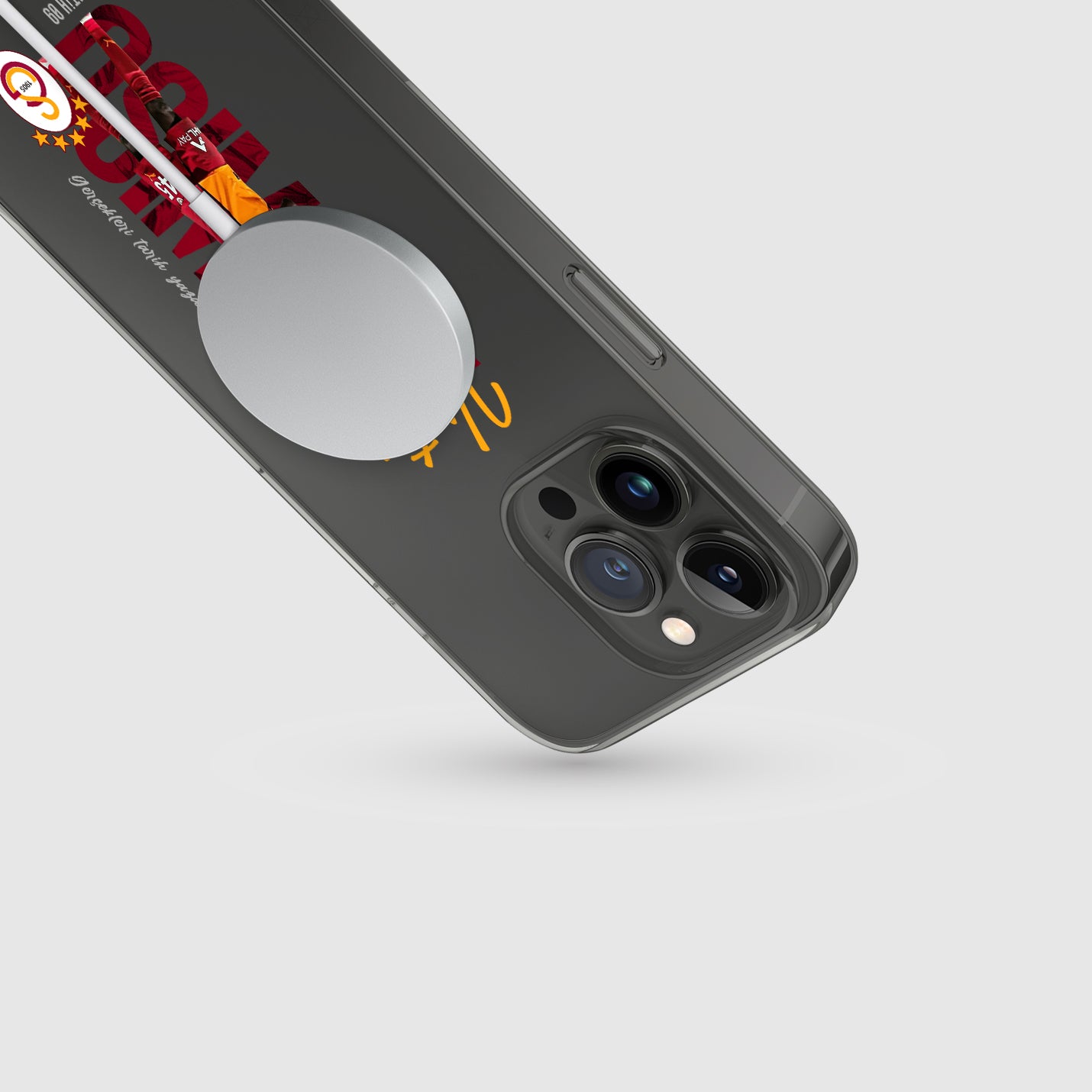 Personalisierte Galatasaray Handyhülle - Şampiyon 2025  Streifen Gold Rot Logo (Kopya) (Kopya) (Kopya) (Kopya) (Kopya) (Kopya) - 1instaphone