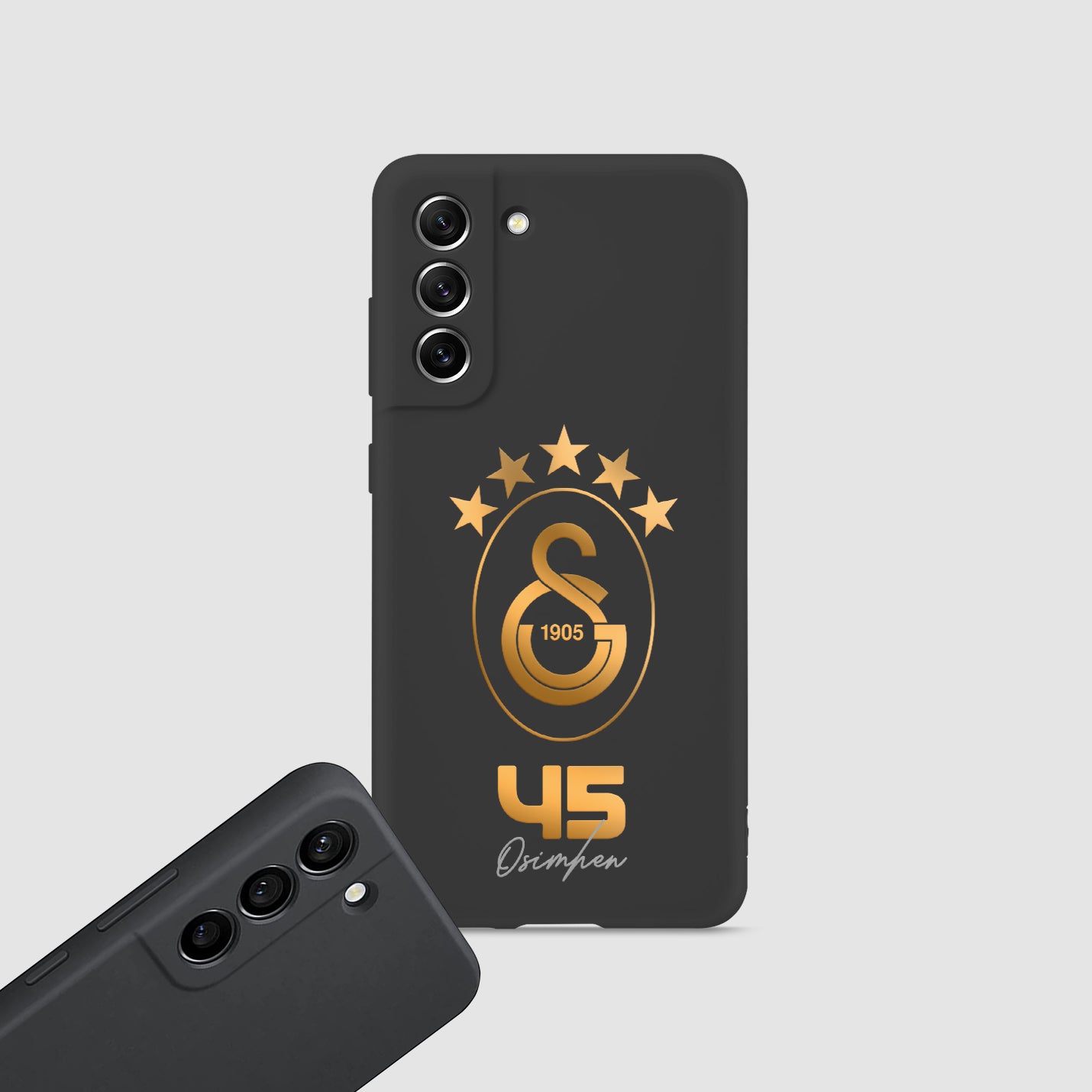 Personalisierte Galatasaray Handyhülle - Şampiyon 2025 Gold Logo - 1instaphone