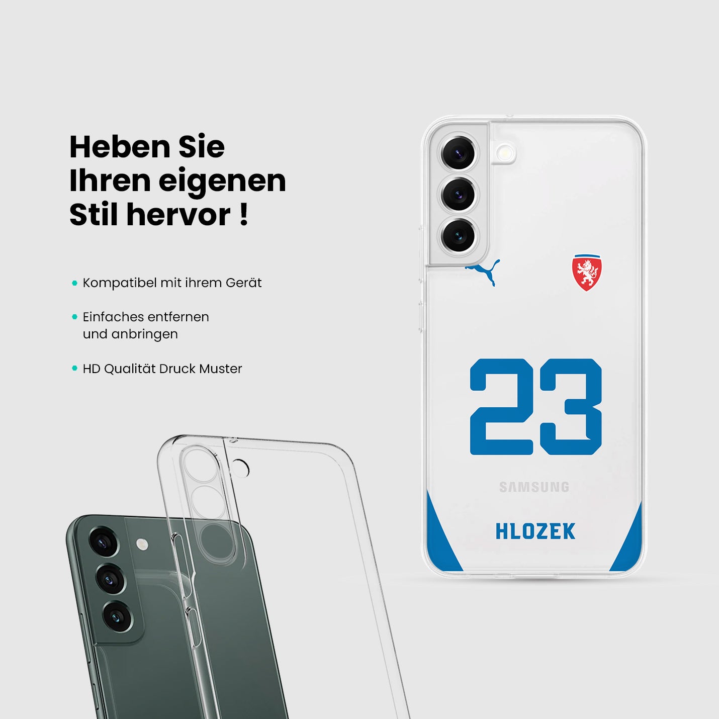 Tschechien Handyhülle EM 2024 - 1instaphone