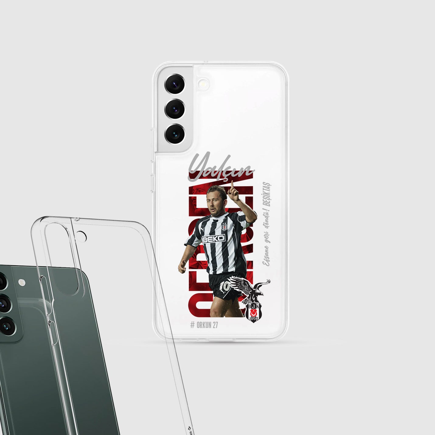 Besiktas Hülle mit Wunschname Sergen - 1instaphone